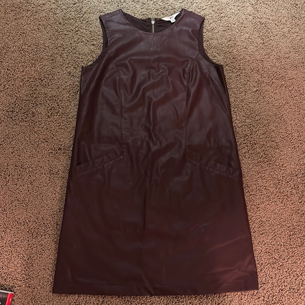 Jack Shift Dress Burgundy/Oxblood Color